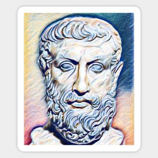 Parmenides of Elea Portrait | Parmenides of Elea Artwork 12 Magnet